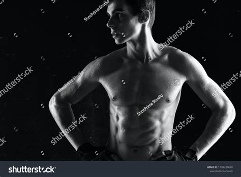 Beefy Man Muscular Naked Torso Beefy Stock Photo 1398238688 Shutterstock
