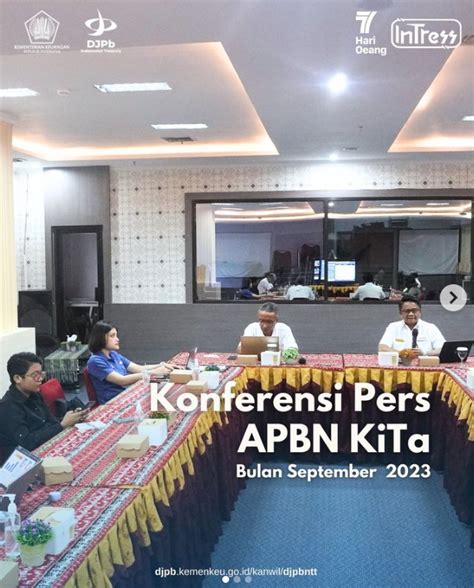 Konferensi Pers Apbn Kita Periode Realisasi S D Agustus