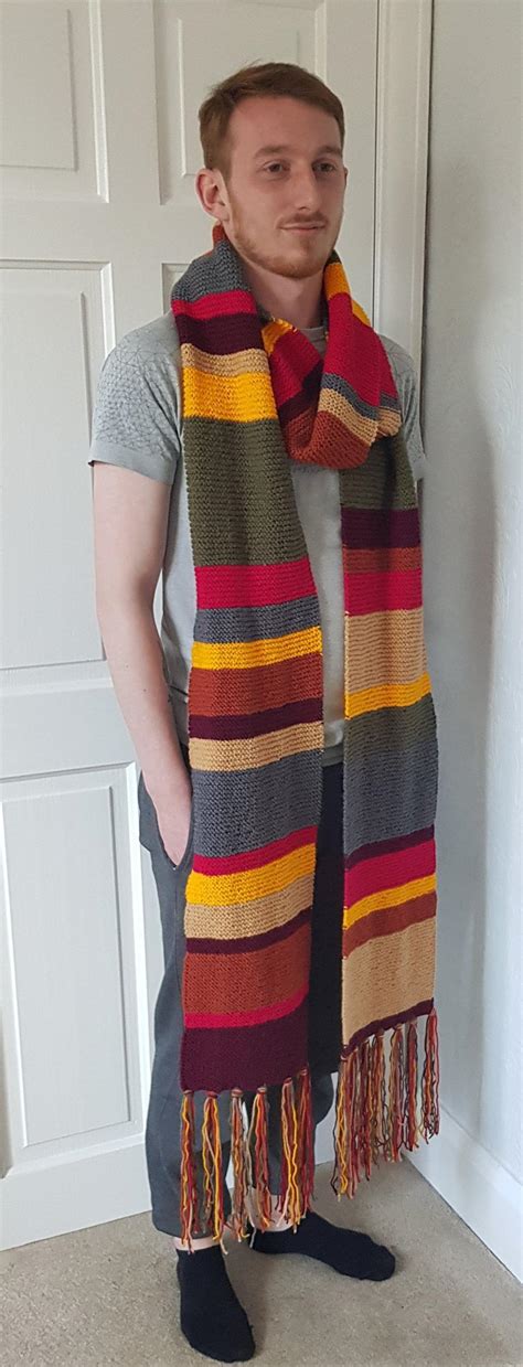 Dr Who Scarf 4th doctor scarf Tom Baker scarf season 12 | Etsy