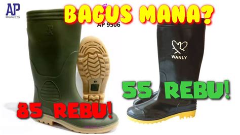 MURAH VS MAHAL Review Sepatu Boot Ap Vs Wanly Terbaru 2022 ALA