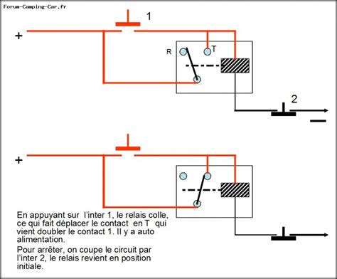 Schema Electrique Relais Auto Maintien