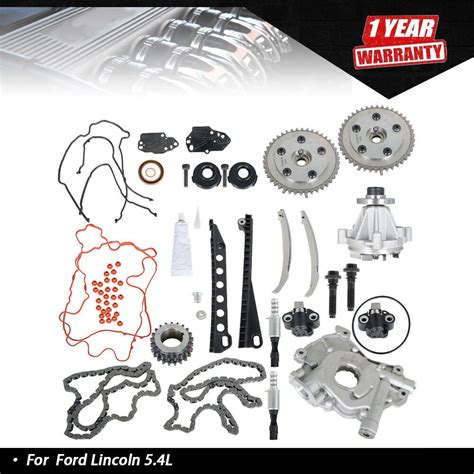 Triton Timing Chain Kit Oil Water Pump Phasers Vvt Valves For Ford