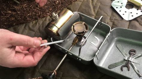 Optimus 8r Vintage Stove At The Bushcraft Bugout Camp Youtube