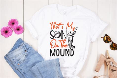 Thats My Son On The Mound Graphic By Merchtrends Svg · Creative Fabrica