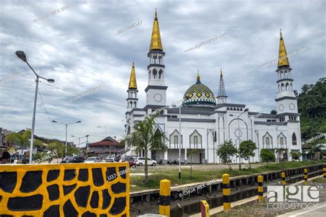 Mosque In Pemangkat West Kalimantan Indonesia Stock Photo Picture