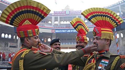 Republic Day Patriotic Fervour At Beating Retreat Ceremony In Attari