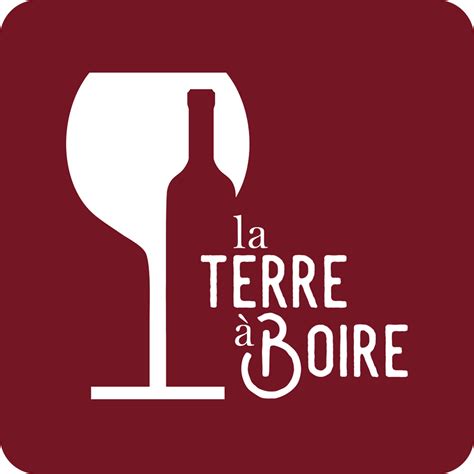 La Terre à Boire Nos podcasts sur le vin Logo de vin Conception de