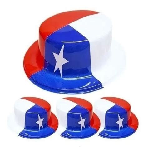 Pack 3 Sombreros Cotillón Decoración Fiestas Patrias Cuotas