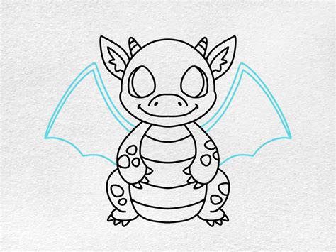 Draw a Baby Dragon - HelloArtsy