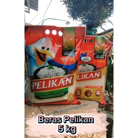 Jual Beras Pelikan 5 Kg Shopee Indonesia