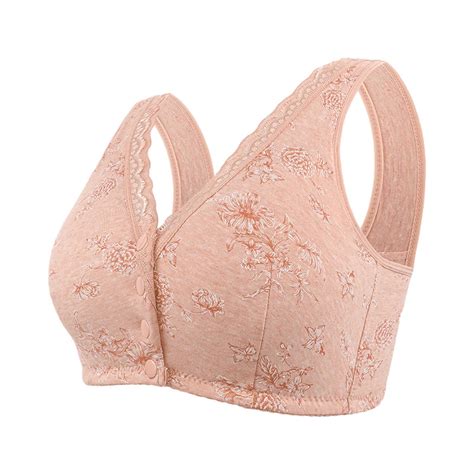 Womens Bras No Underwire Full Support Shaping Cup Shoulder Strap Full Coverage Bra No Underwire