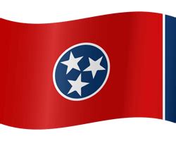 Tennessee flag vector - Country flags