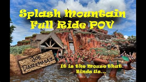 Splash Mountain Full Ride Pov K Youtube