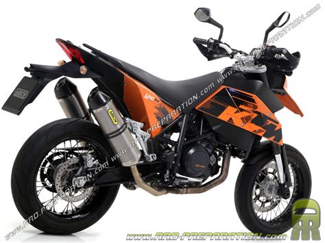 Arrow Race Tech Exhaust Kit For Original Collector On Ktm Sm From