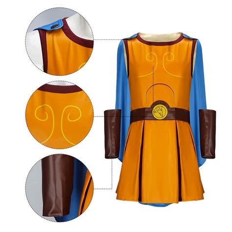 Vikidoky Adults Hercules Cosplay Costume Halloween Outfits – VikiDoky