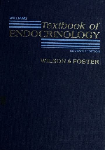 Williams Textbook Of Endocrinology Williams Robert Hardin Free