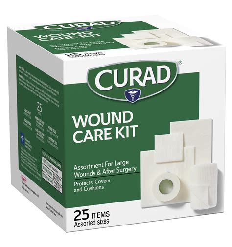 Wound Care Kit Assorted Sizes 25 Count Curad Bandages Official Site