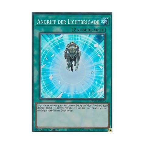 Angriff Der Lichtbrigade RA02 DE055 V 4 Platinum Secret Rare Platinum