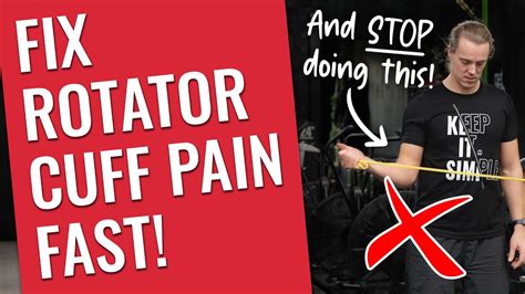 The Best Way To Fix Your Rotator Cuff Youtube