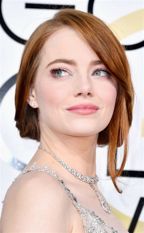 Emma Stone From 2017 Golden Globes Best Beauty Looks E News