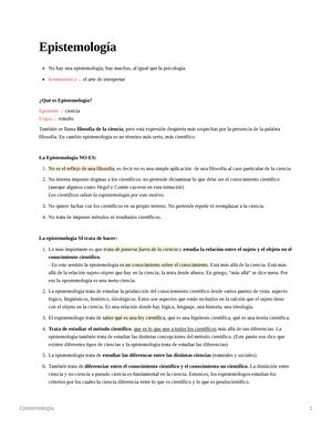 Postempirismo Epistemolog A Postempirismo Texto