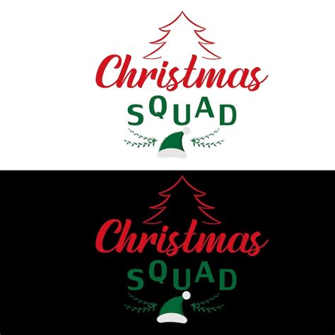 Premium Vector Christmas T Shirt Christmas Squad