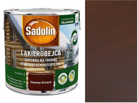 Sadolin Lakierobejca ODPORNA Orzech Ciemny 2 5L Kochamy Drewno Pl