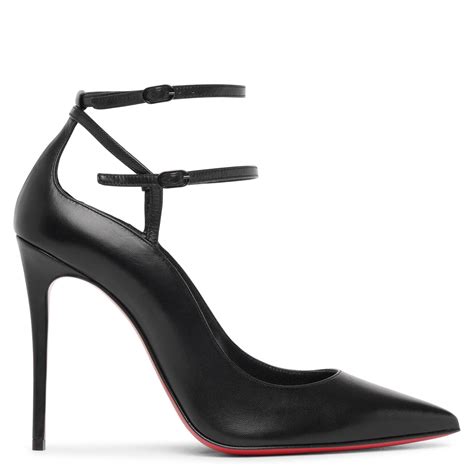 Christian Louboutin Conclusive Black Leather Pumps Lyst