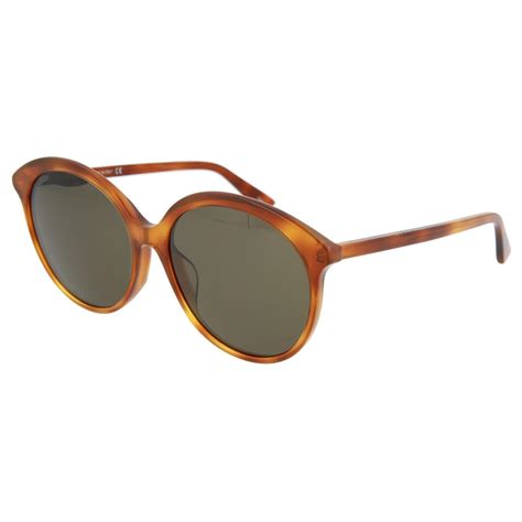 Lunettes De Soleil En Acétate à Monture Ronde Gucci Acetate Fibre De Cellulose Ref679092 Joli