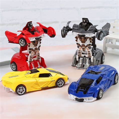 Transformers robot toys car toys Police car toys Police car bumblebee transformers kereta mainan ...