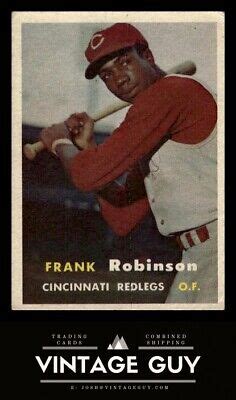 Topps Frank Robinson Rc Vintage Cincinnati Redlegs Baseball