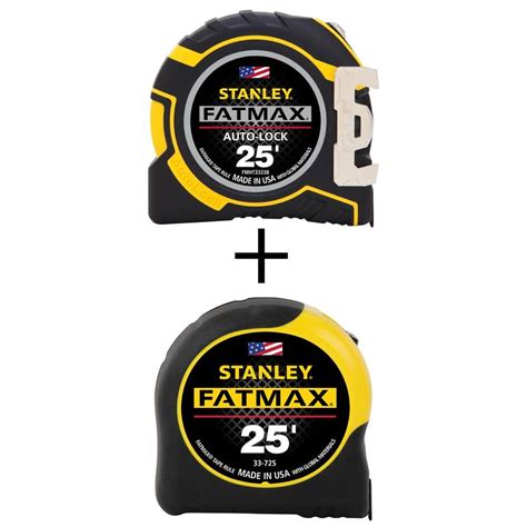 Stanley Fatmax Ft X In Auto Lock Tape Measure And Fatmax