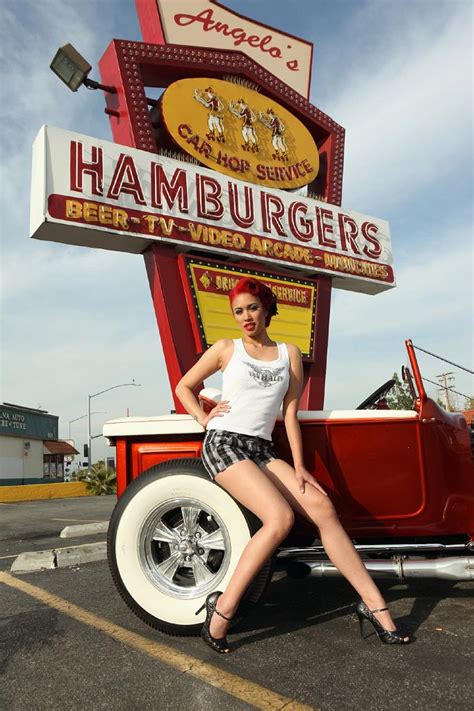 Hot Rod Pinup Erica Vaughn As Pinup Of The Month MyRideisMe