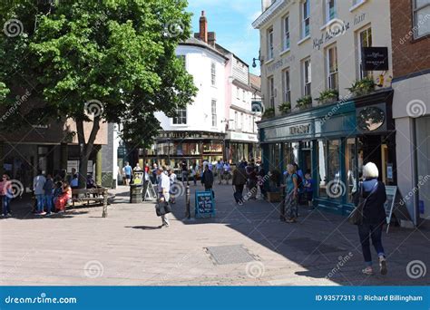 London Street Norwich City Centre Norfolk England Editorial Stock