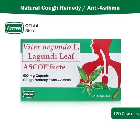 Ascof® Forte 600mg Capsule 120s Lazada Ph