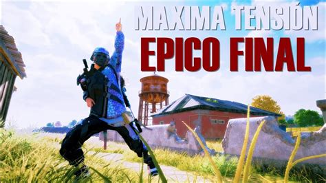 El Final M S Tenso En Erangel Pubg Gameplay Youtube