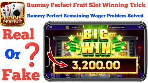 Rummy Perfect Fruit Classic Slot Game Winning Trick Rummy Perfect