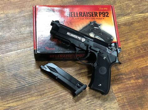 Hellraiser P92 M92A1 177 Co2 Blowback Bb Air Pistol By Airsoft Gun