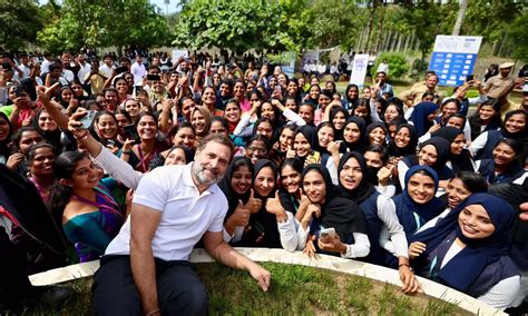 Lok Sabha Polls Rahul Gandhi Holds Massive Roadshow In Wayanad