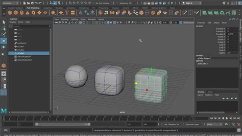 Polygon Modelling Maya Tour Smoothing Polygons Youtube