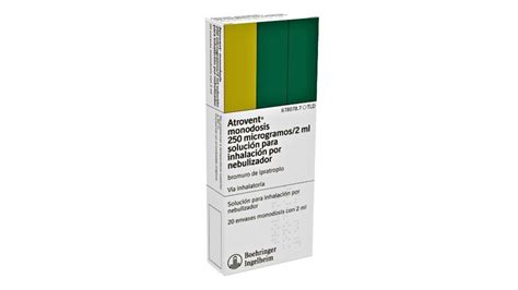 Atrovent Monodosis 250 Microgramos Solucion Para Inhalacion 20 Ampollas