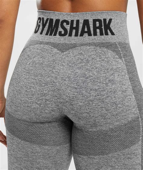 Gymshark Flex High Waisted Leggings Charcoal Marl Gymshark