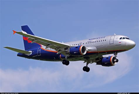 Aeroflot Airbus A319 VP BWL Photo 62120 Airfleets Aviation