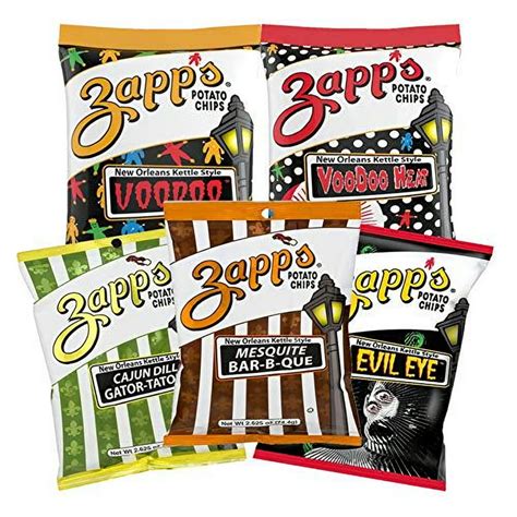 Zapps New Orleans Kettle Style Potato Chips Voodoo Heat