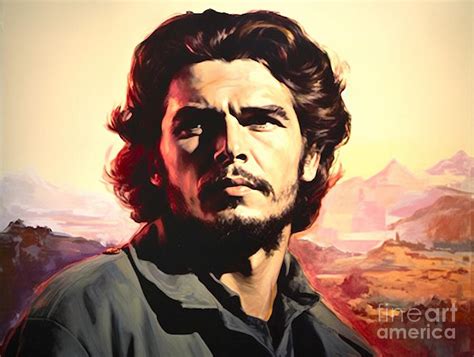 che guevara portrait    century revolion  asar studios painting