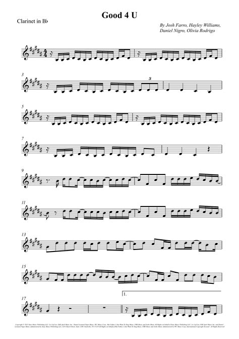 Good 4 U Arr Wesley S SIlva By Olivia Rodrigo Sheet Music For