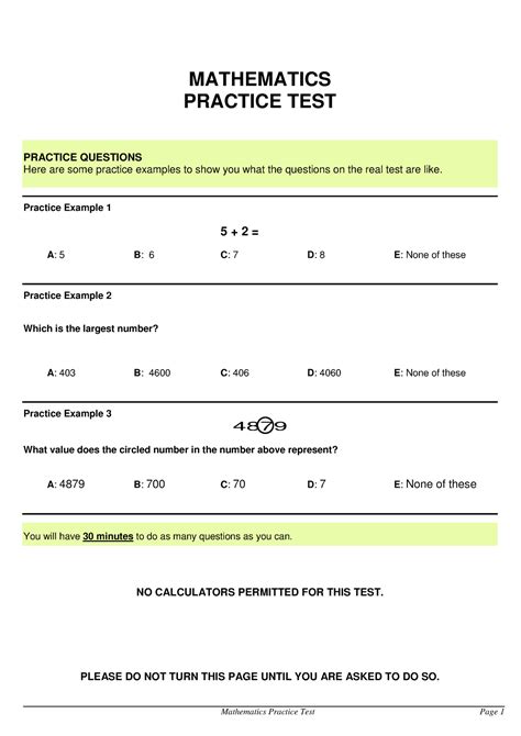 Mathspractice - THESE will help in math questions practice test ...