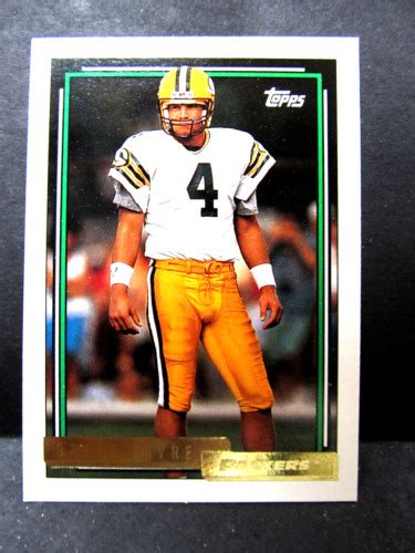 Brett Favre Topps Gold Rookie High Series Sp Packers Hof Rc