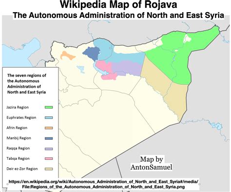 Rojava map - GeoCurrents