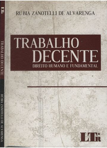 Sebo Do Messias Livro Trabalho Decente